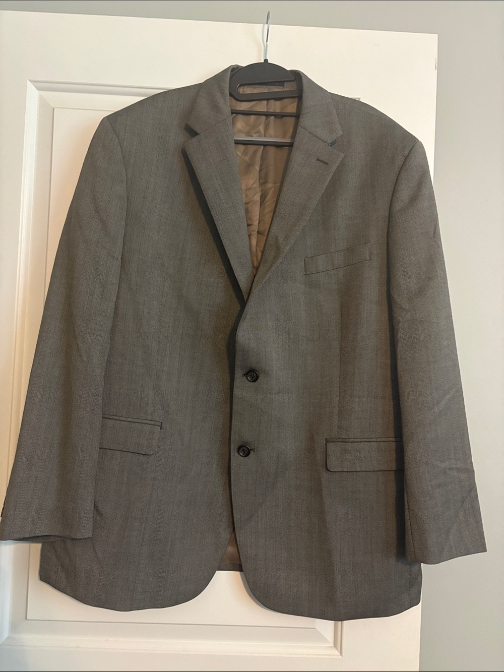 Ralph Lauren Men's Gray Two-Button Sport Coat Blazer